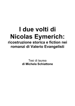 I due volti di Nicolas Eymerich: ricostruzione storica e fiction nei