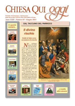 il divino rischio