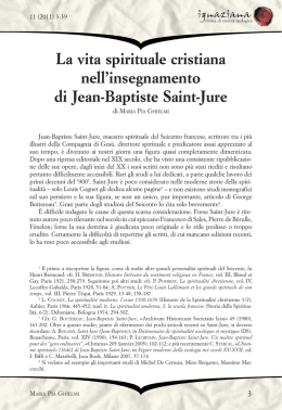 La vita - Ignaziana - Rivista di Ricerca Teologica