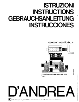 istruzioni instructions &hellip;&hellip; gebrauchsanleitung . instrucciones