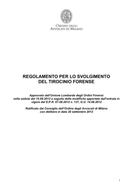 Scarica il regolamento: clicca qui