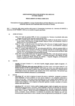 regolamento di pesca anno 2&ograve;16