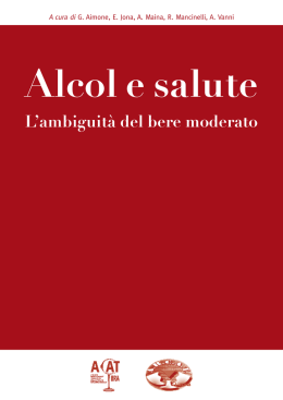 Alcol e salute - ARCAT Liguria