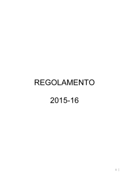 regolamento 2015-16 - Liceo Carlo Sigonio
