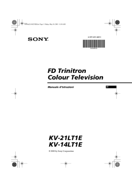 FD Trinitron Colour Television KV-21LT1E KV