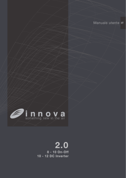 Manuale utente condizionatore 2.0