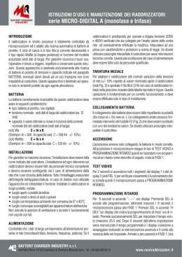 serie MICRO-DIGITAL A (monofase e trifase)