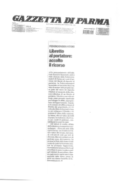 ii Un pronunciamento dell`Arbi