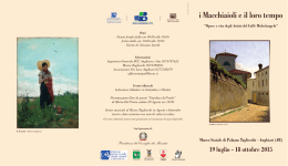 Depliant I Macchiaioli