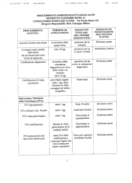 consultorio familiare stame anno D12 2014