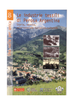 Le industrie tessili di Perosa Argentina - estratto