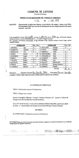 riconoscimento di debito fuori bilancio, ai sensi dell`art.94 dell`art