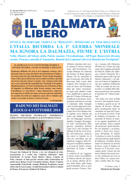 il dalmata - Fondazione scientifico culturale Eugenio Dario e Maria