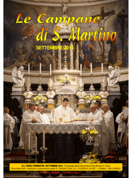 settembre 2014 - Parrocchia Prepositurale Collegiata San Martino