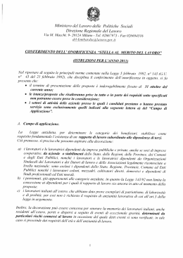 istruzioni e la modulistica