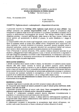 ISTITUTO COMPRENSIVO DI ARESE via dei GELSI