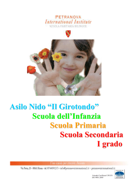 Merenda - Scuola dell`infanzia