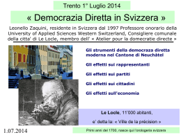 La Democrazia Diretta - Più Democrazia in Trentino