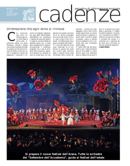 Un`emozione che ogni anno si rinnova