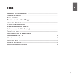 Manuale d`istruzioni