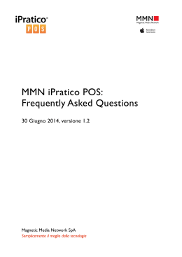 MMN iPratico POS: Frequently Asked Questions