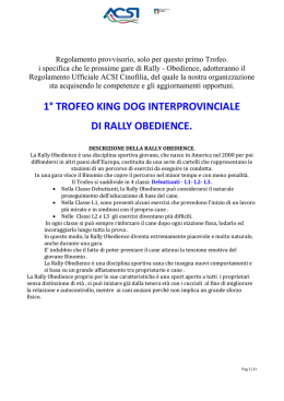 KING DOG RALLY TROFEO INTERPROVINCIALE 20