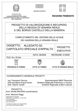 Allegato 02 - Capitolato speciale