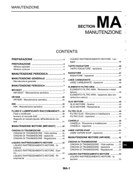 MANUTENZIONE