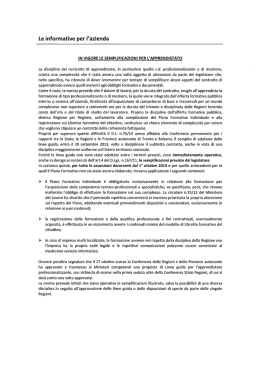 Informativa Aziende Ottobre 2013