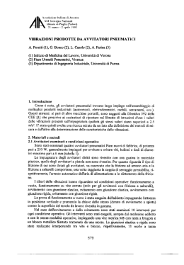 Vibrazioni prodotte da avvitatori pneumatici