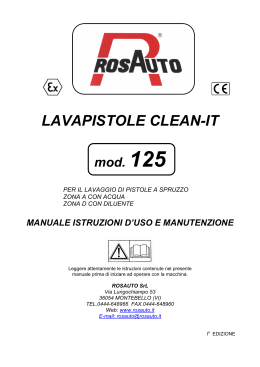 LAVAPISTOLE CLEAN-IT mod. 125