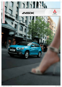 Depliant Mitsubishi ASX