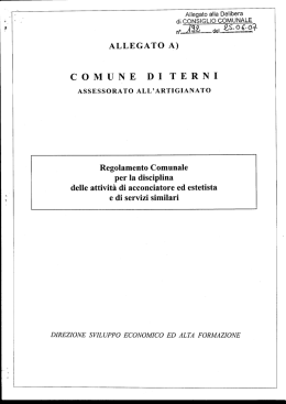 Scarica allegato - Comune di Terni