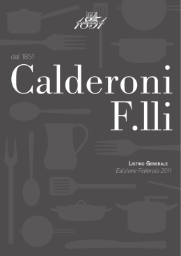 Listino prezzi generale