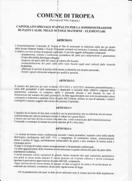 comune di tropea - Provincia di Vibo Valentia