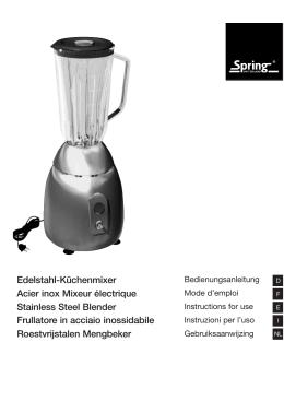Edelstahl-Küchenmixer Acier inox Mixeur électrique Stainless Steel