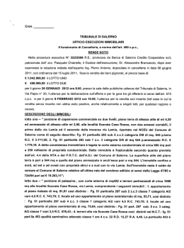 Cron. - Aste Giudiziarie Salerno