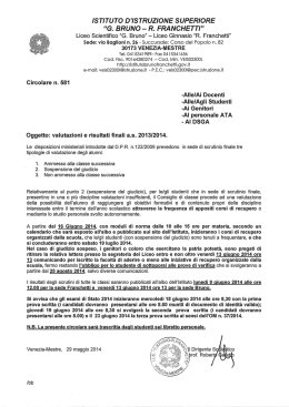 581-Valutazioni e risultati finali a.s. 2013_14
