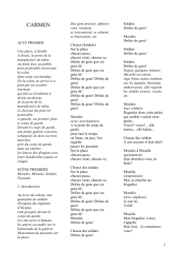 carmen - Liricamente