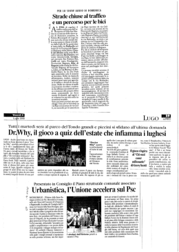 4 luglio 2008 - Unione dei Comuni della Bassa Romagna