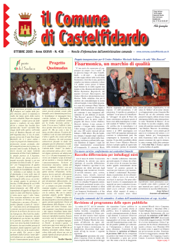 Mensile Ottobre 2005 - Comune di Castelfidardo