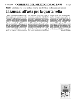 Stampa Rassegna (23 pagine)