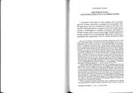 sei personaggi - Teatro e Storia