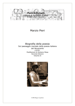 Vol.II - Biagio Cepollaro, poesia