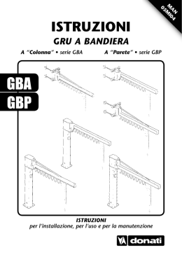 MAN05MI04 - Manuale di uso e manutenzione GBA-GBP