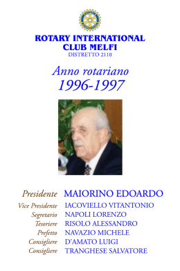 Libretto 45.cdr - rotaryclubmelfi