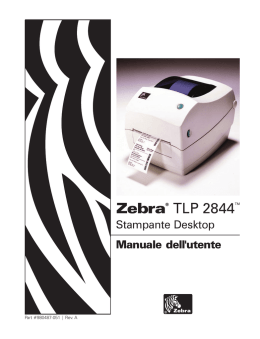 Zebra® TLP 2844 - Biblioteche della Provincia di Reggio Emilia