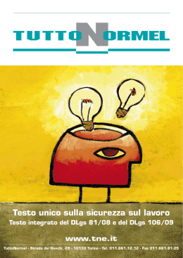 Testo unico sulla sicurezza sul lavoro
