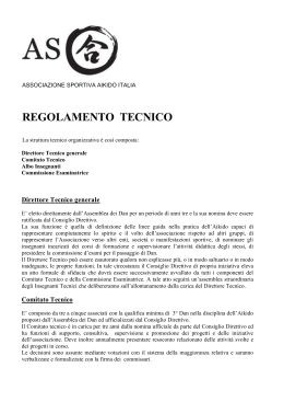 regolamento tecnico - Associazione Sportiva Aikido Italia