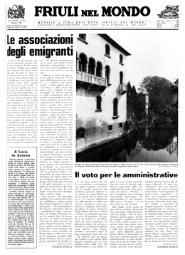 Ente Friuli nel Mondo